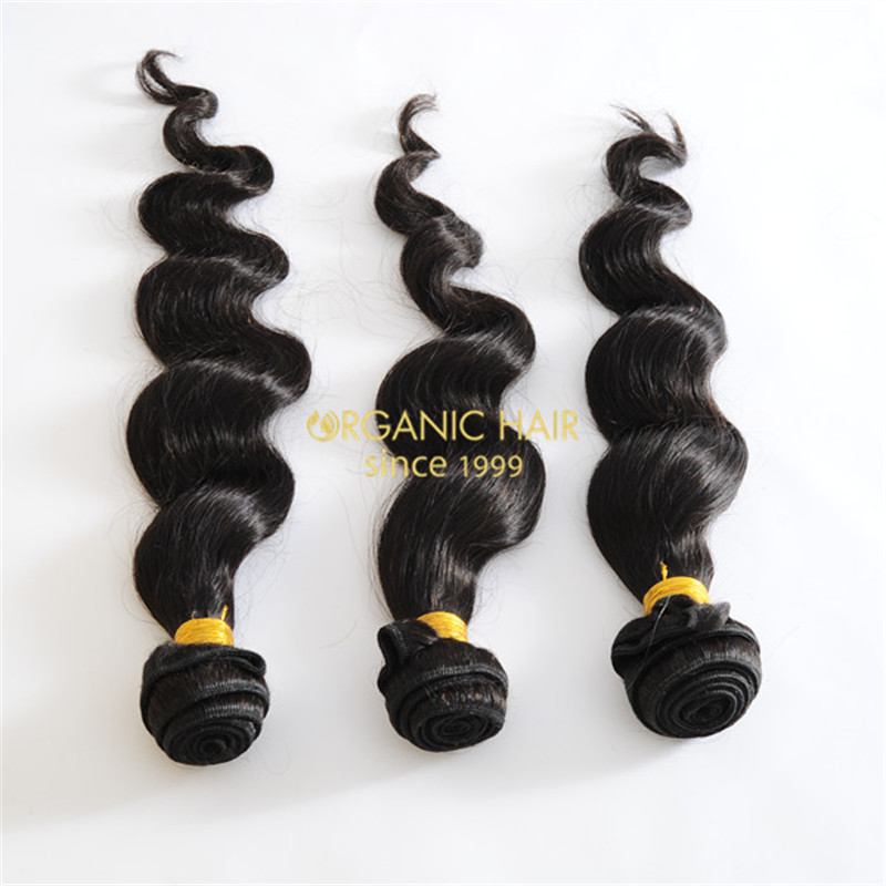 Brazilian remy human hair weave